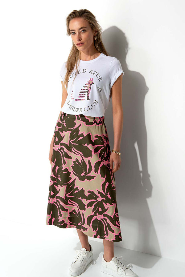 T-Shirt mit Placement Print