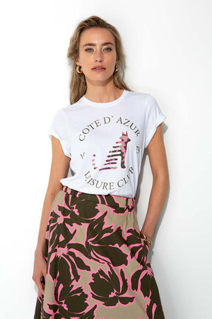 T-Shirt mit Placement Print