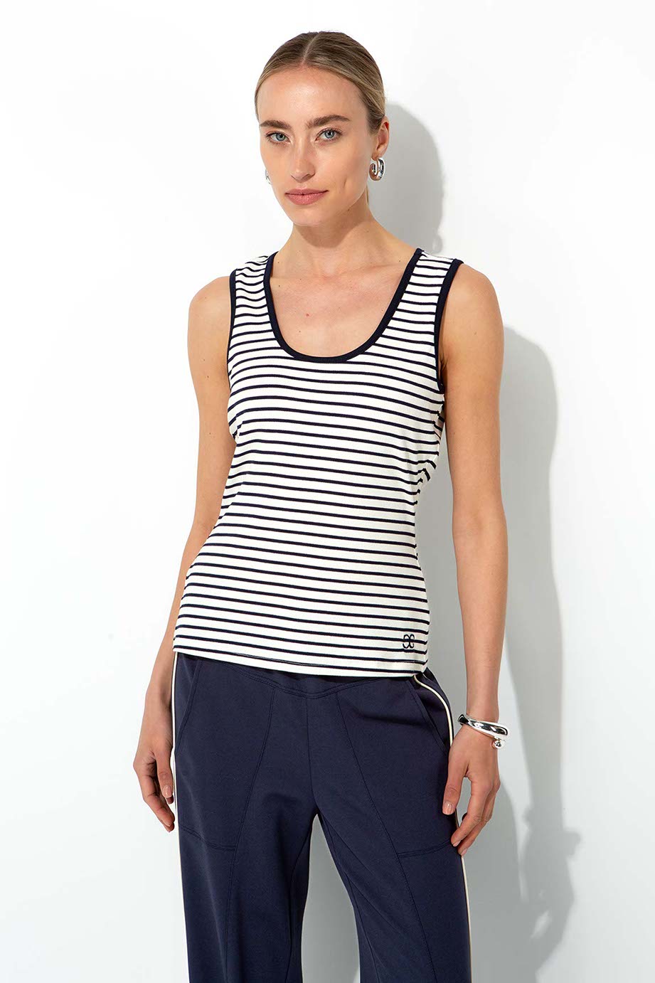 gestreiftes Tank Top | Navy