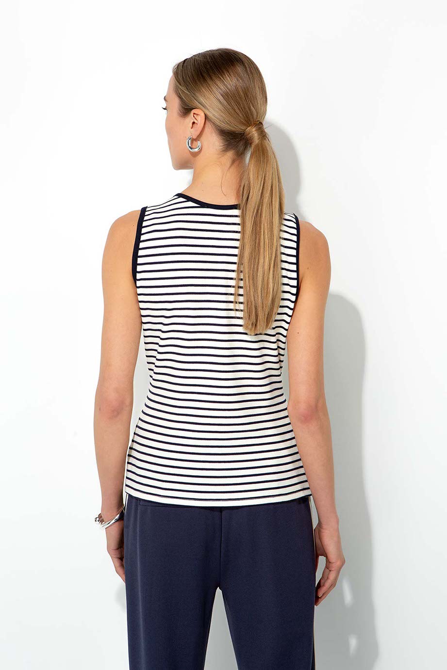 gestreiftes Tank Top | Navy