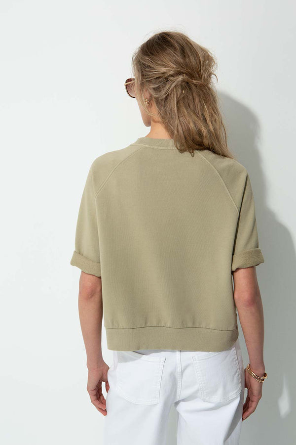 Kurzarm Sweatshirt | Mint