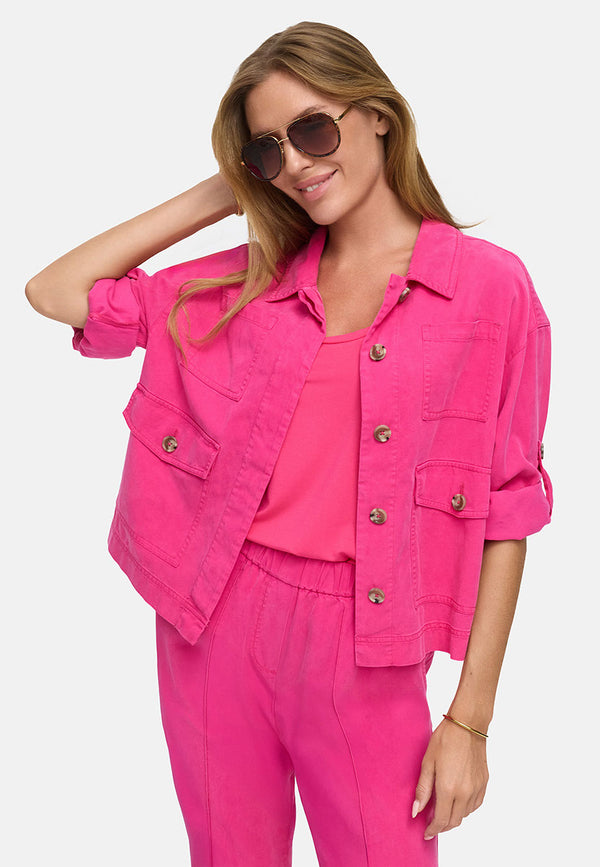 Kurzjacke im Garment Dye