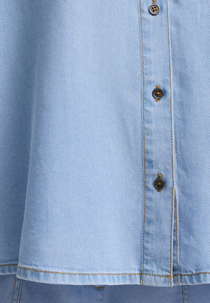 Bluse in Lyocell Denim | light Denim