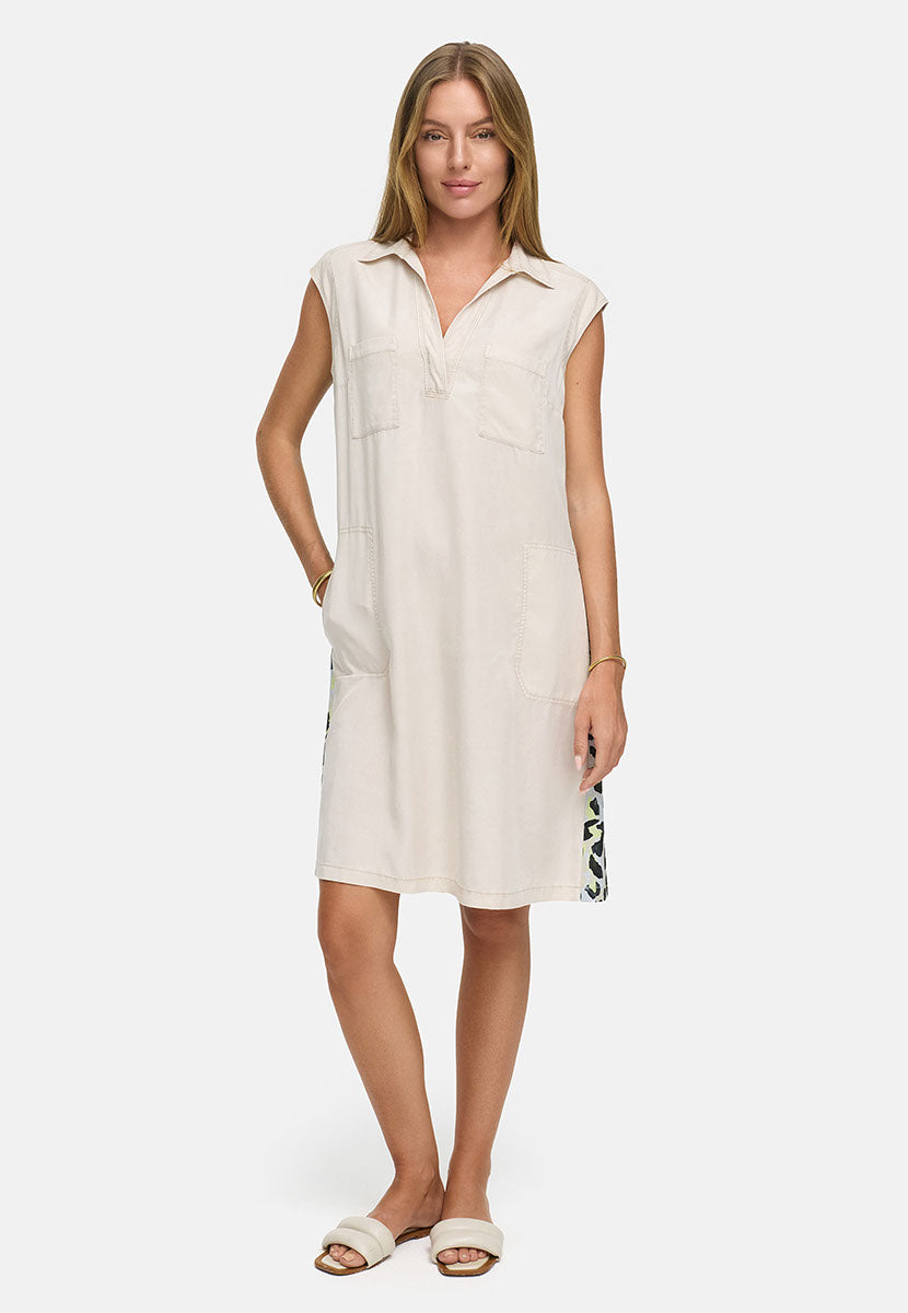 Kleid in Lyocell Garment-Dye | Yellow Leo