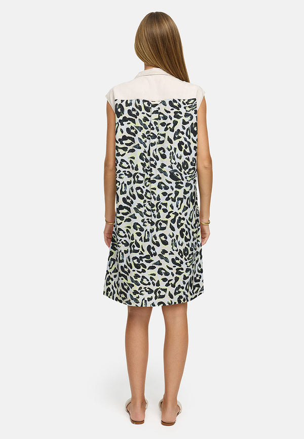 Kleid in Lyocell Garment-Dye | Yellow Leo