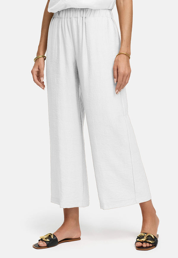 Hose in Viskose Crepe | White
