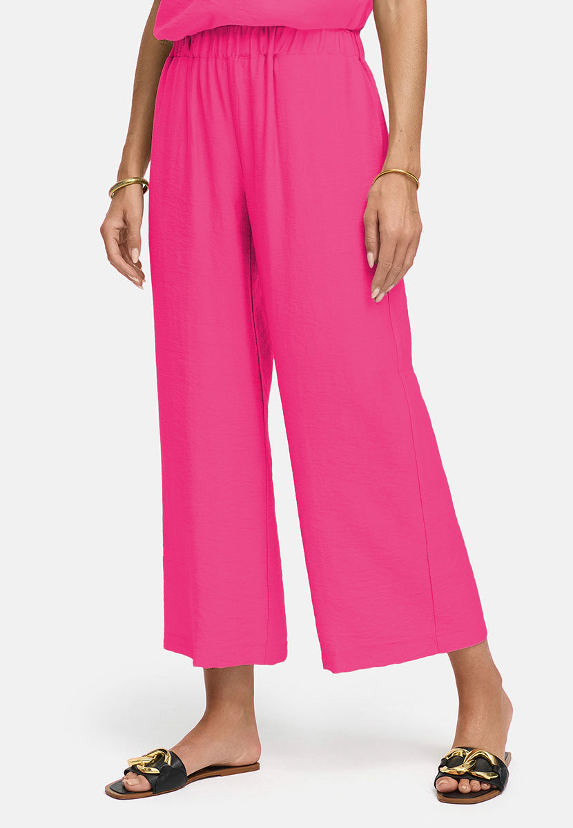 Hose in Viskose Crepe | Pink