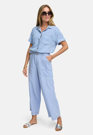 Hose in Lyocell Denim | light Denim