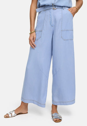 Hose in Lyocell Denim | light Denim