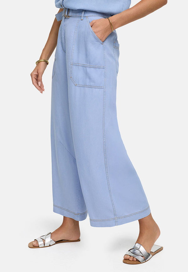 Hose in Lyocell Denim | light Denim