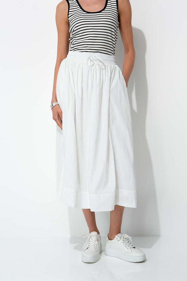 Nylon taffeta skirt | Offwhite