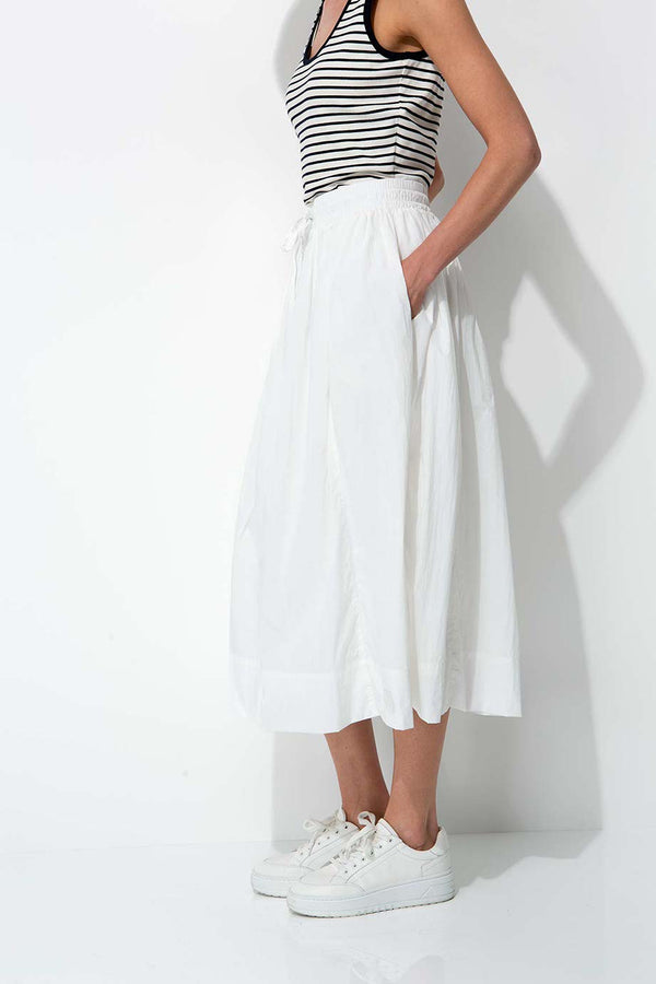 Nylon taffeta skirt | Offwhite