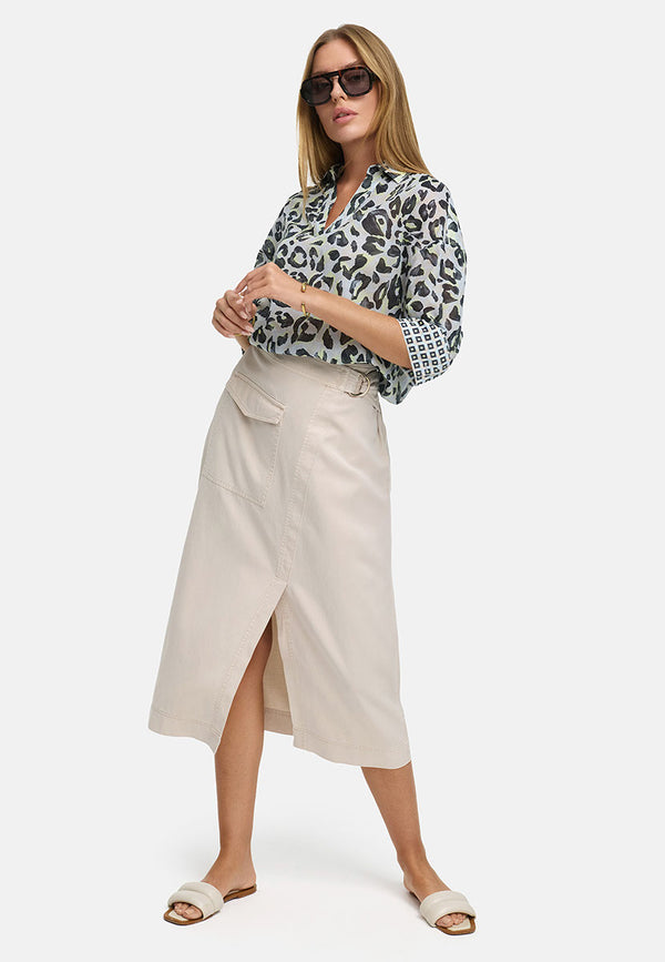 Rock in Lyocell Garment-Dye | Beige