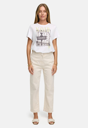 T-Shirt mit Placementprint | Metro