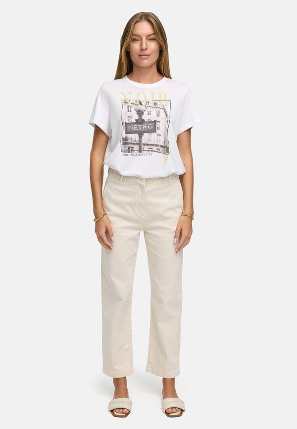 T-Shirt mit Placementprint | Metro