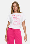 T-Shirt mit Placementprint | Sun Swim Fun