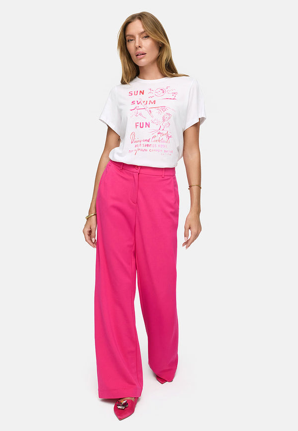 T-Shirt mit Placementprint | Sun Swim Fun