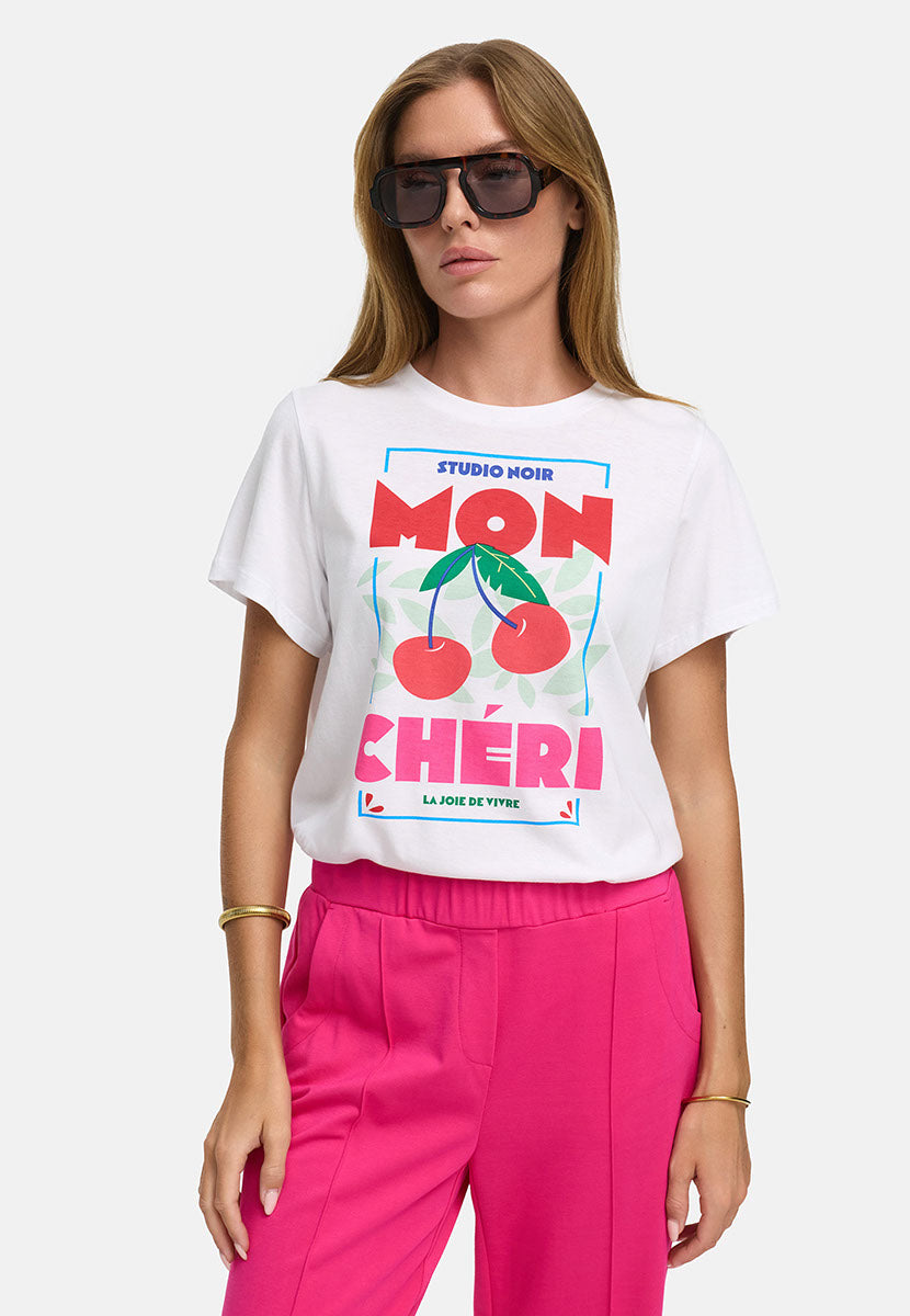 T-Shirt mit Placementprint | Mon cheri