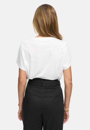 T-Shirt mit Placementprint | Smile Palm