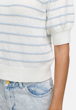 Strickshirt | light blue