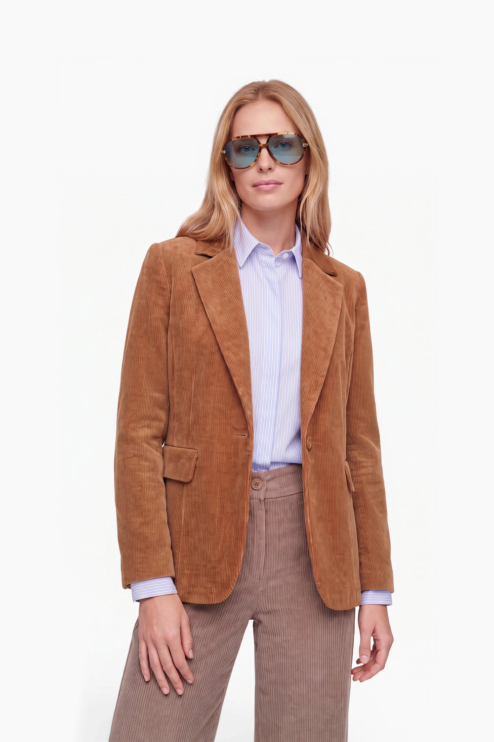 Blazer in Jersey Cord