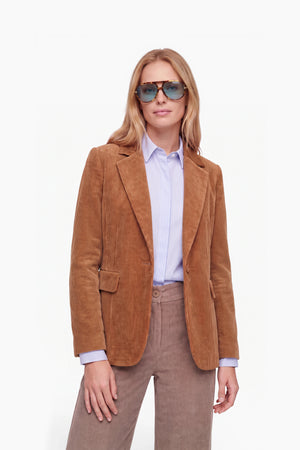 Blazer in Jersey Cord