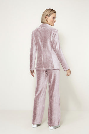 Blazer in Jersey Cord | Mauve