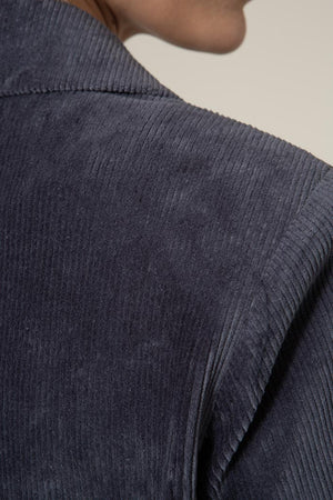 Blazer in Jersey Cord | Navy