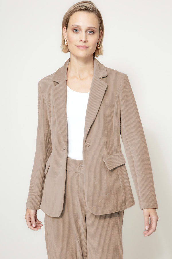 Blazer in Jersey Cord