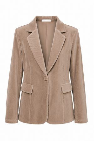 Blazer in Jersey Cord - Cordstoff