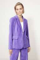 Blazer in Jersey Cord | Violet