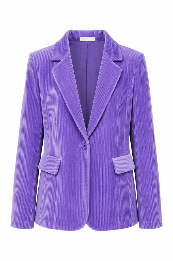 Blazer in Jersey Cord - Cordstoff