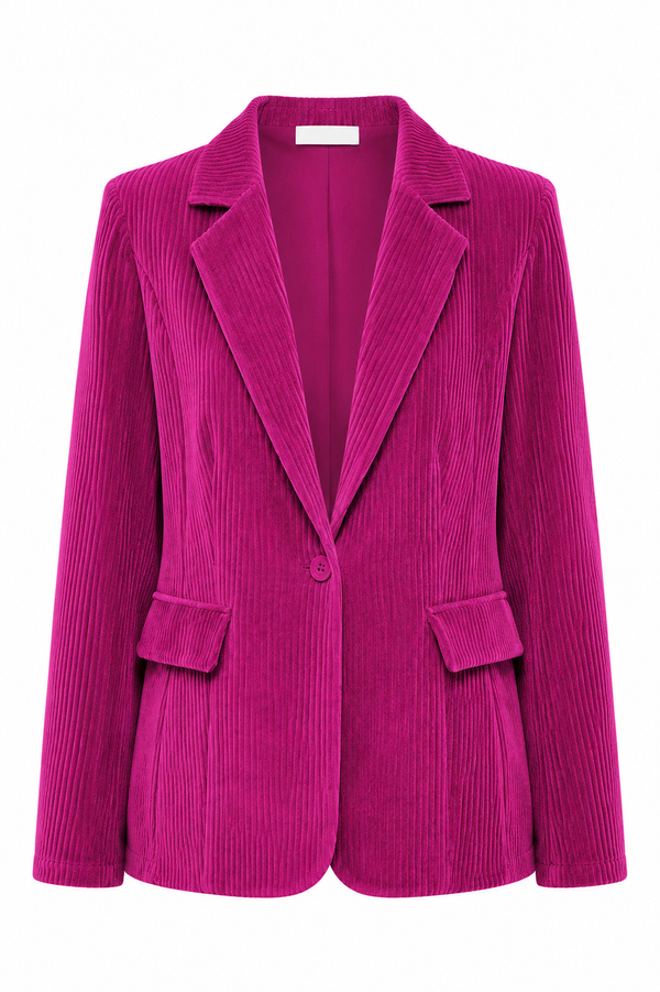 Blazer in Jersey Cord - Cordstoff