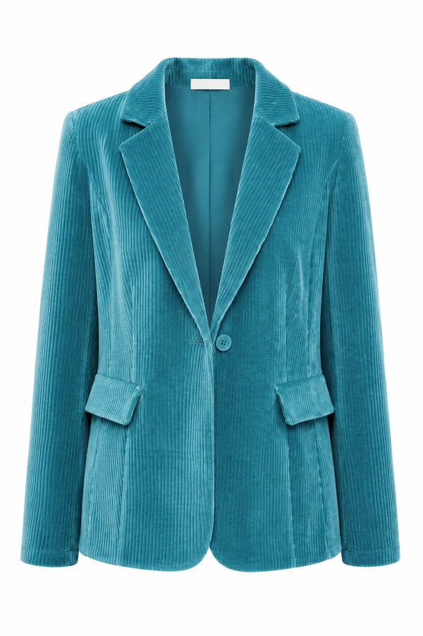 Blazer in Jersey Cord - Cordstoff
