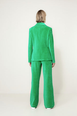 Blazer in Jersey Cord | Green
