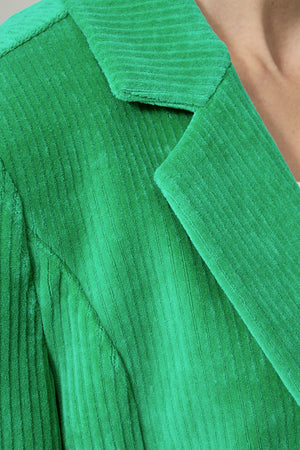 Blazer in Jersey Cord | Green