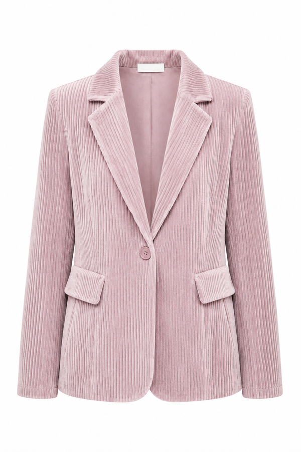 Blazer in Jersey Cord - Cordstoff