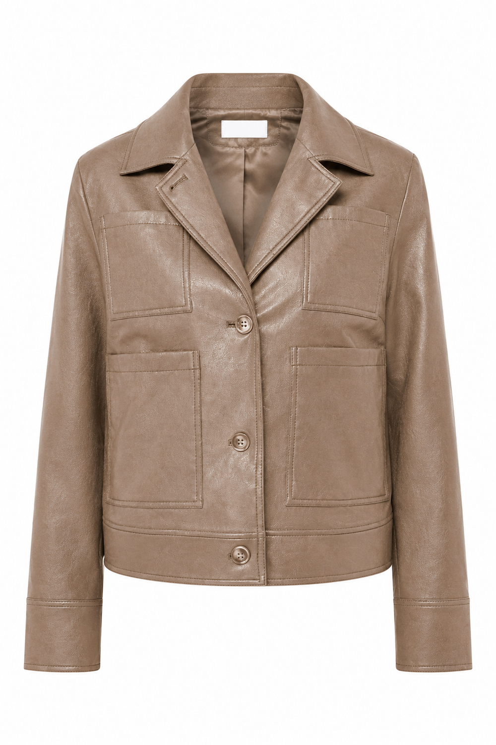 Jacke in veganem Leder
