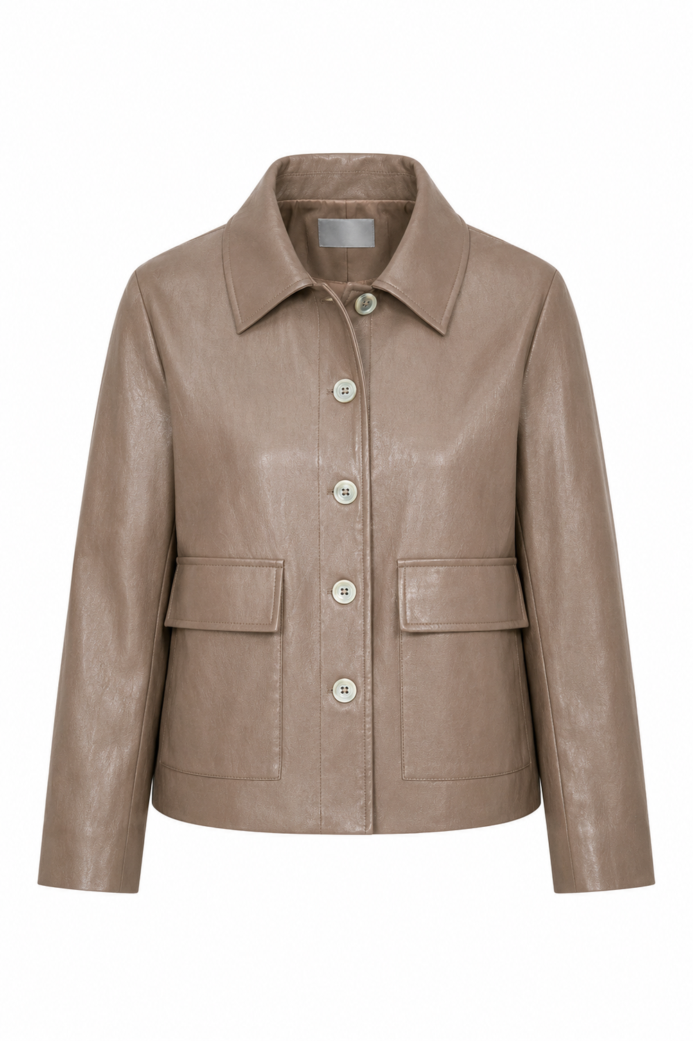 Jacke in veganem Leder