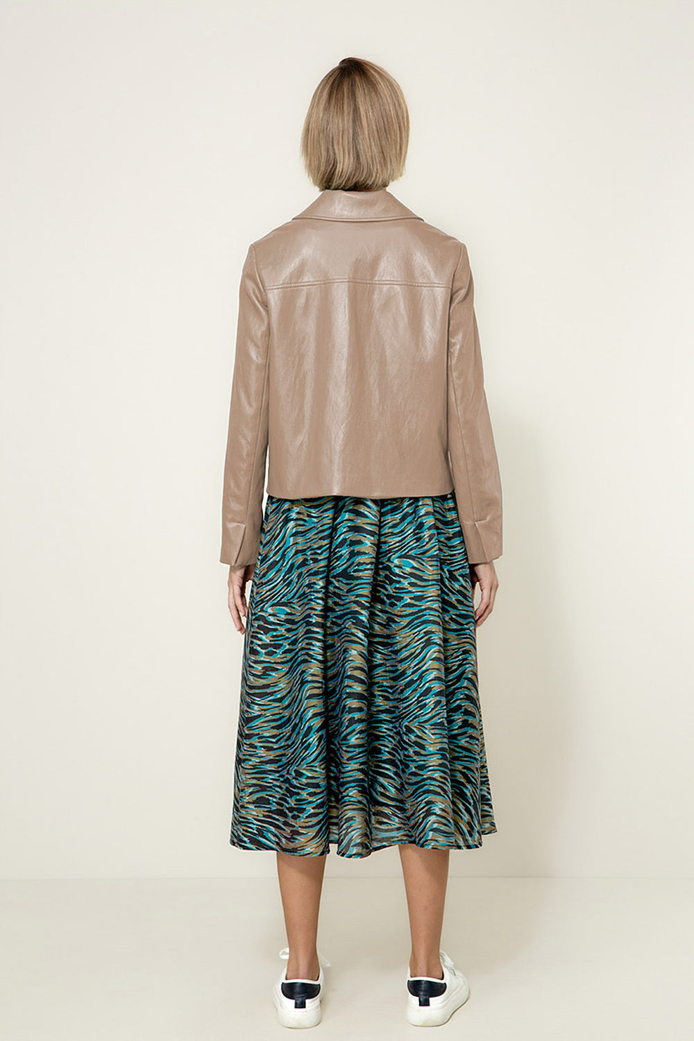 Jacke in veganem Leder