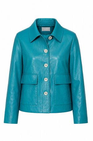 Jacke in veganem Leder