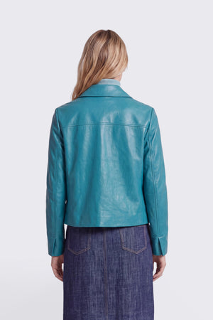 Jacke in veganem Leder
