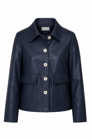 Jacke in veganem Leder