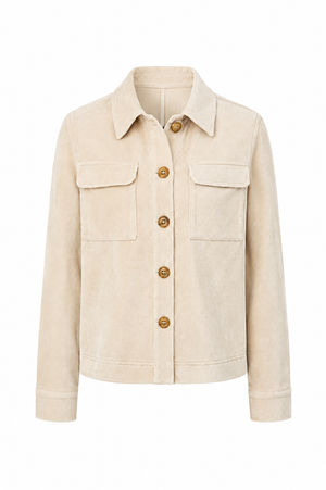 Jacke in Jersey Cord