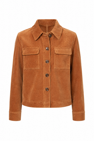 Jacke in Jersey Cord