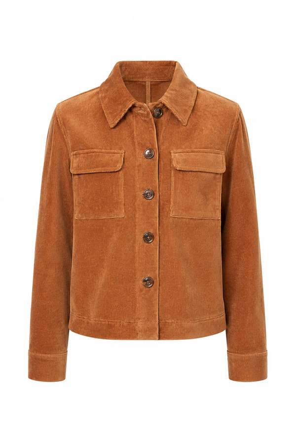 Jacke in Jersey Cord