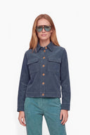 Jacke in Jersey Cord