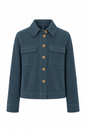 Jacke in Jersey Cord