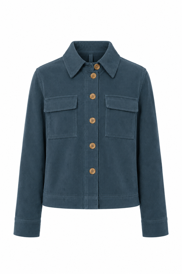 Jacke in Jersey Cord