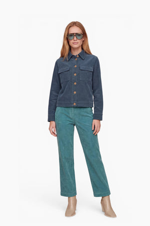 Jacke in Jersey Cord
